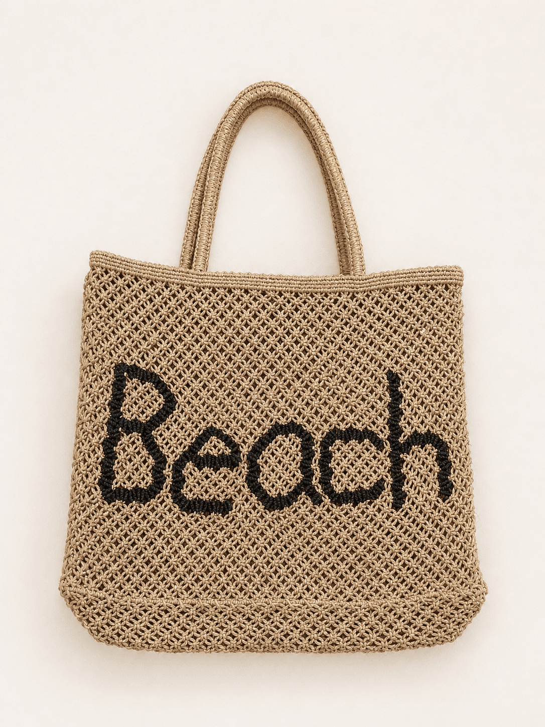 Sun & Sand 'Beach' Macrame Tote