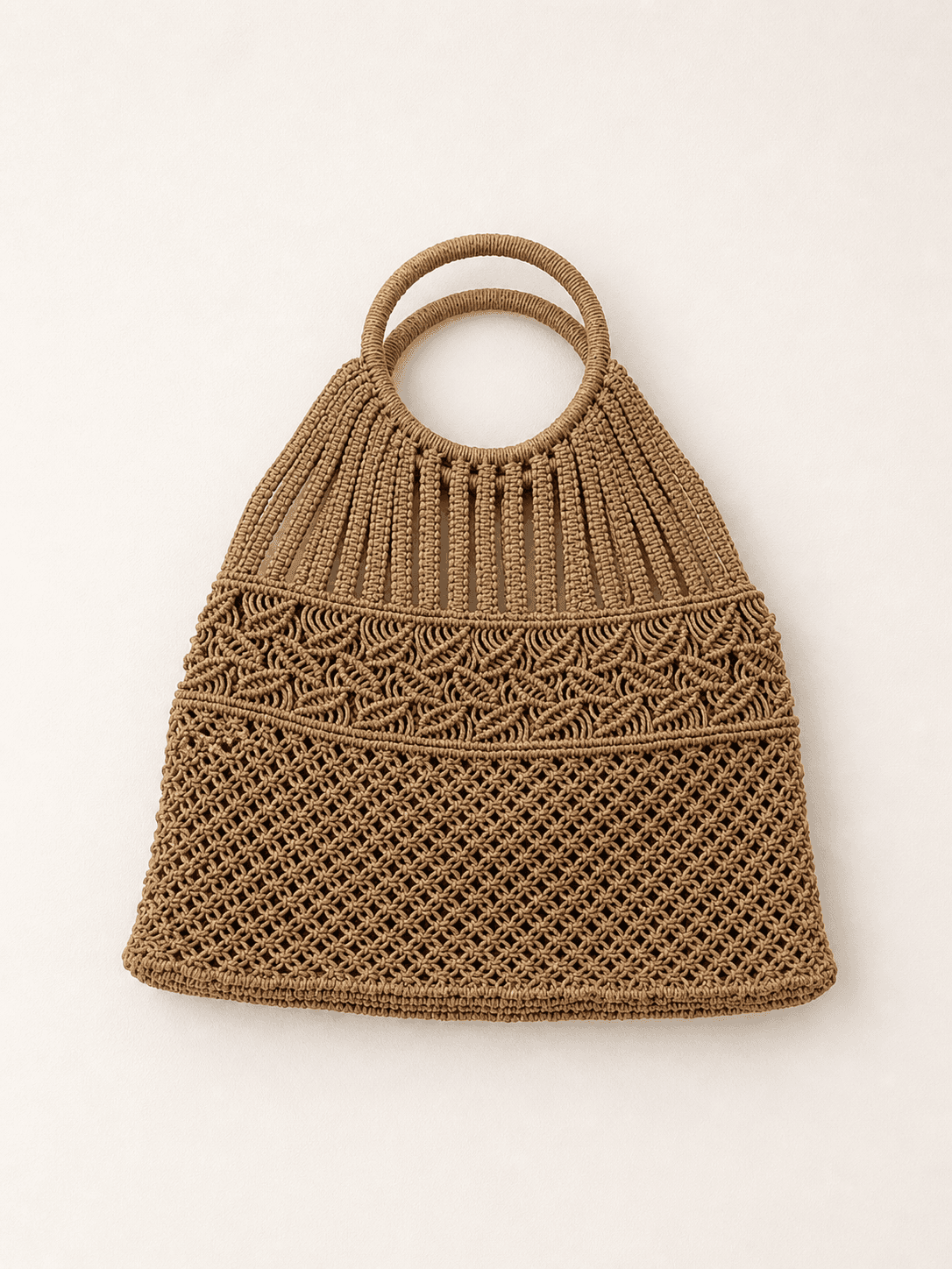 Leaf Pattern Artisan Ring Bag