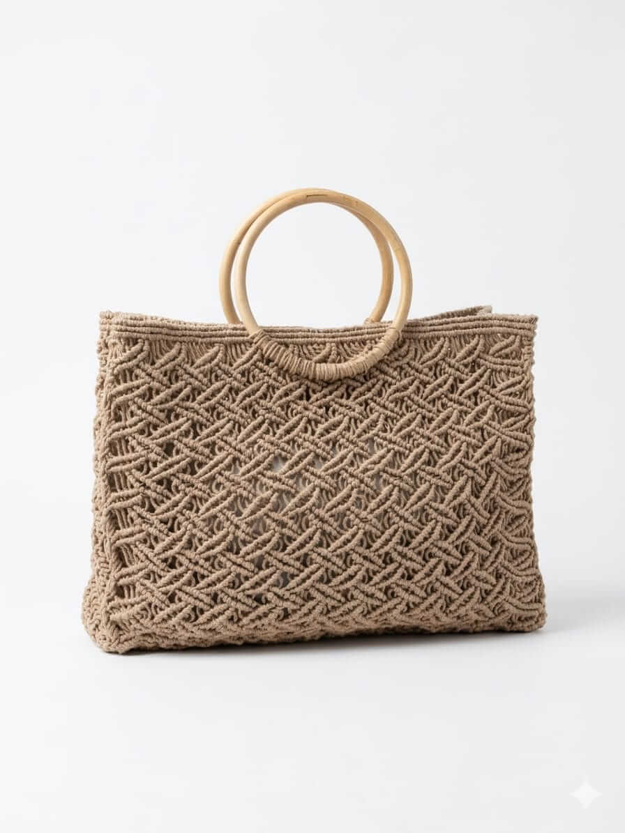 Artisan Diamond-Knot Ring Bag