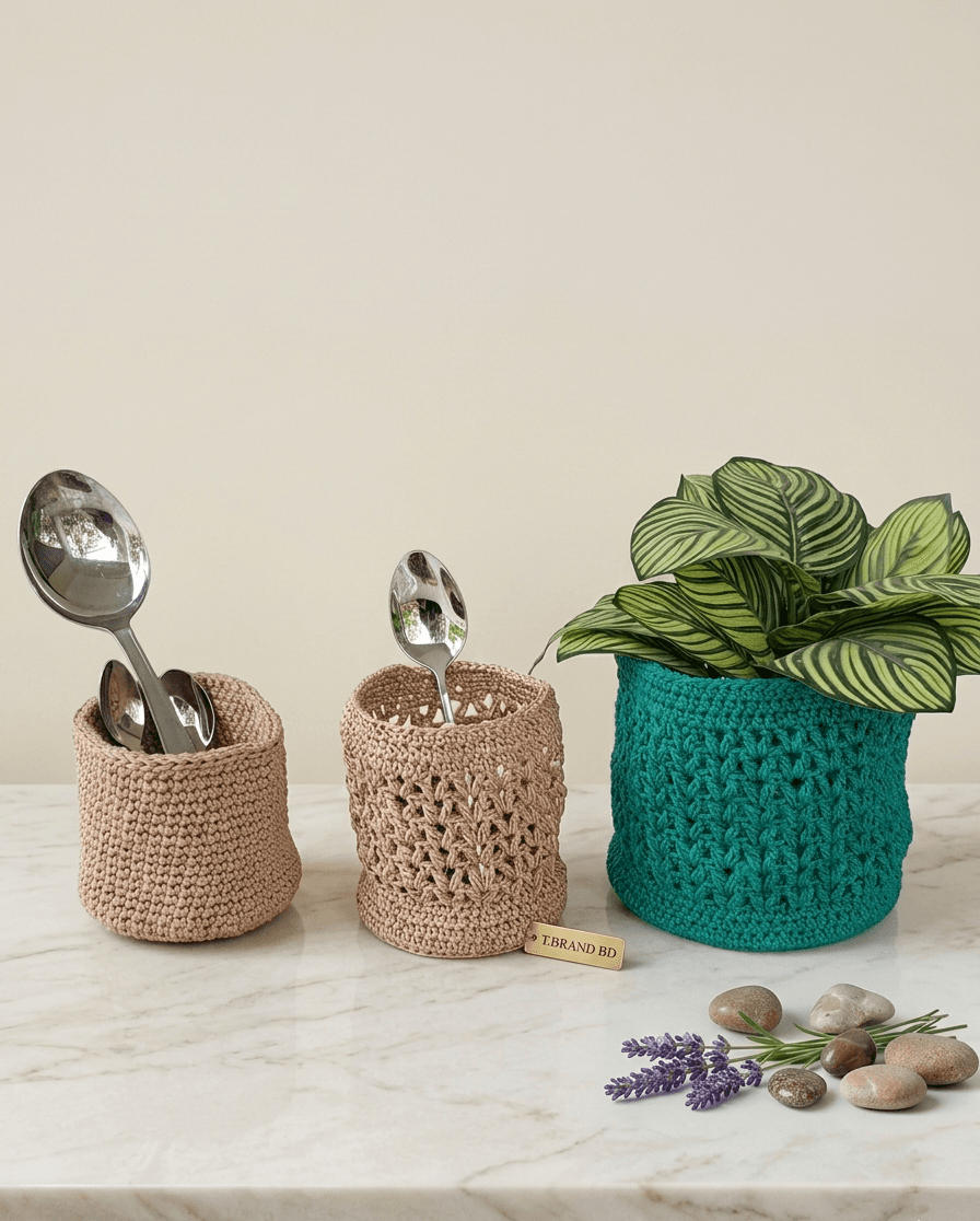 Crochet Jute Organizer